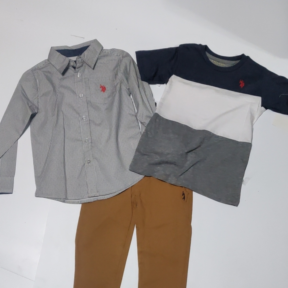 U.S. POLO ASSN.  Boy 3 Piece Set size 6;7 - Picture 5 of 14